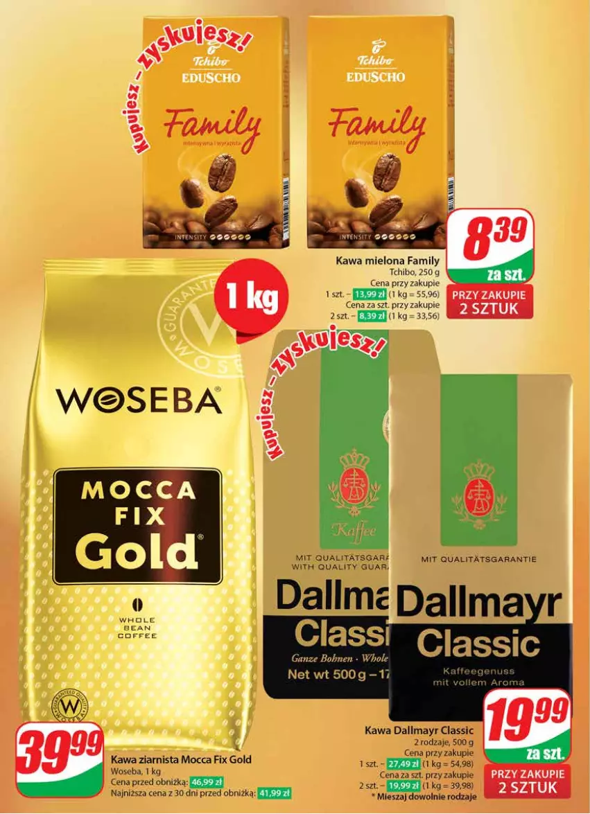 Gazetka promocyjna Dino - Gazetka 38 / 2024 - ważna 18.09 do 24.09.2024 - strona 10 - produkty: Dallmayr, Fa, Kawa, Kawa mielona, Kawa ziarnista, Mocca Fix Gold, Tchibo, Woseba