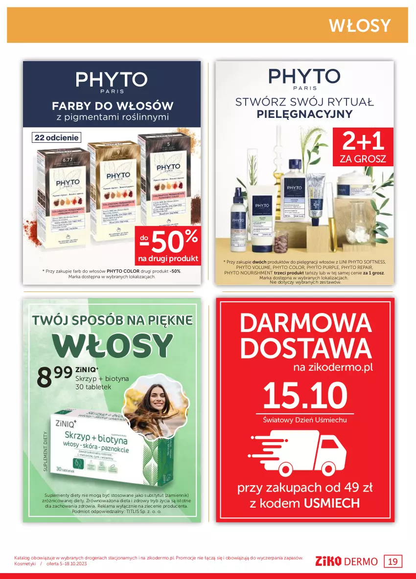 Gazetka promocyjna Ziko - Gazetka Ziko Dermo - ważna 05.10 do 18.10.2023 - strona 19 - produkty: Suplement diety, Tablet