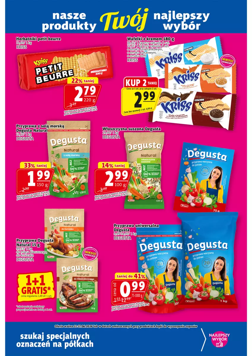 Gazetka promocyjna Prim Market - ważna 11.06 do 17.06.2026 - strona 17 - produkty: Herbatniki, Kakao, Kurczak, Piec, Por