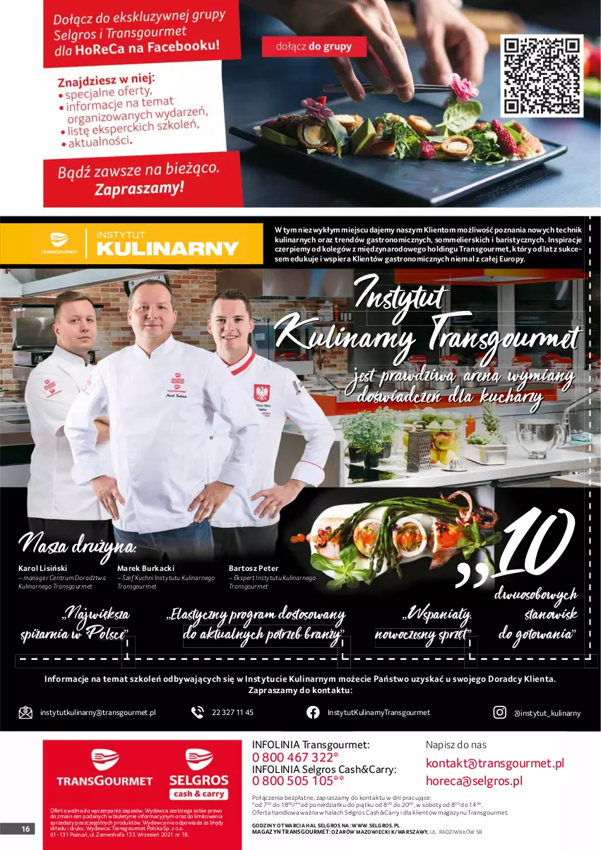 Gazetka promocyjna Selgros - Oferta gastronomiczna - ważna 19.08 do 01.09.2021 - strona 16 - produkty: Fa, Gra, LG, O nas, Rum, Tran