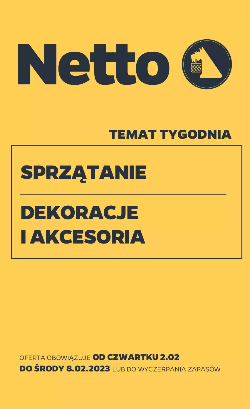 Gazetka promocyjna Netto - Akcesoria i dodatki - ważna 02.02 do 08.02.2023 - strona 1 - produkty: Sprzątanie