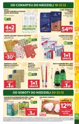 Gazetka promocyjna Stokrotka - Supermarket - Gazetka - ważna od 21.12 do 21.12.2025 - strona 7 - produkty: Papier ozdobny, Tchibo, Warzywa, Sok, Ser, Mus, Gra, Choinka, Inka, Papier, Kawa ziarnista, Kukurydza konserwowa, Golonka z indyka, Kawa, Serwetki, Znicz, Owoce, Woda, Mięso, Groszek, Kukurydza