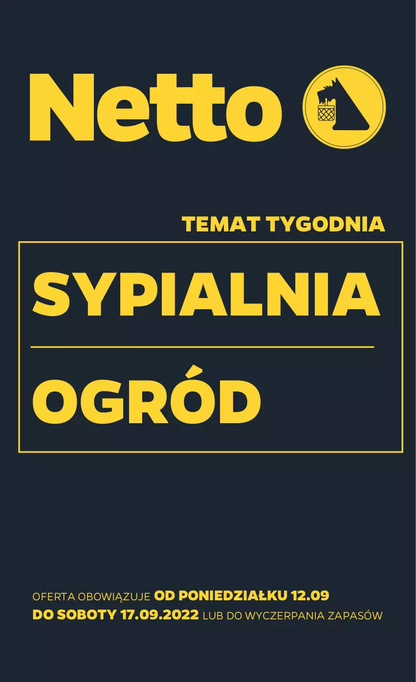 Gazetka promocyjna Netto - Akcesoria i dodatki - ważna 12.09 do 17.09.2022 - strona 1 - produkty: Ogród, Sypialnia