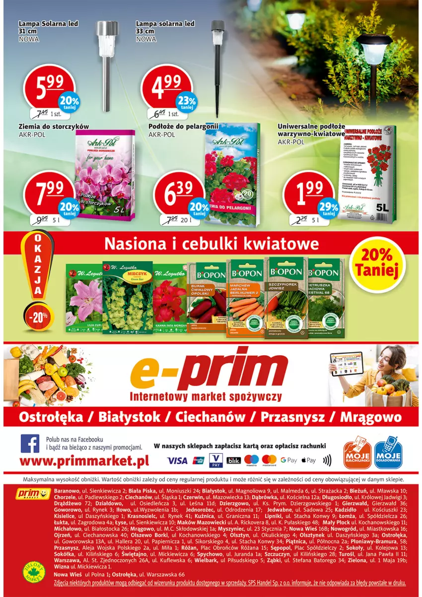 Gazetka promocyjna Prim Market - Gazetka - ważna 22.04 do 28.04.2021 - strona 16 - produkty: Fa, Sok, Storczyk