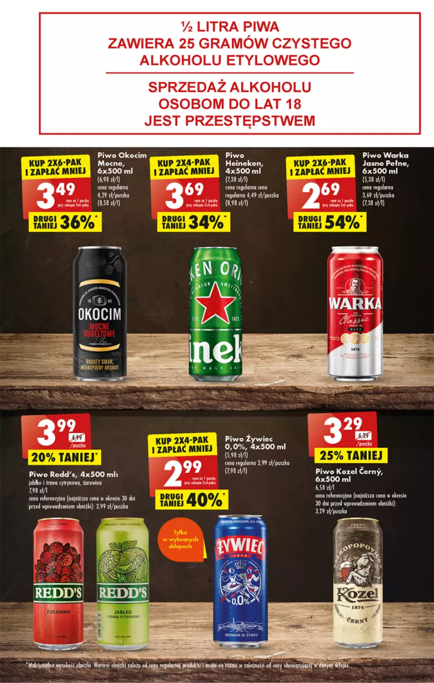 Gazetka promocyjna Biedronka - Gazetka - Biedronka.pl - ważna 06.02 do 11.02.2023 - strona 39 - produkty: Gra, Heineken, Kozel, Piwa, Piwo, Redd's, Warka