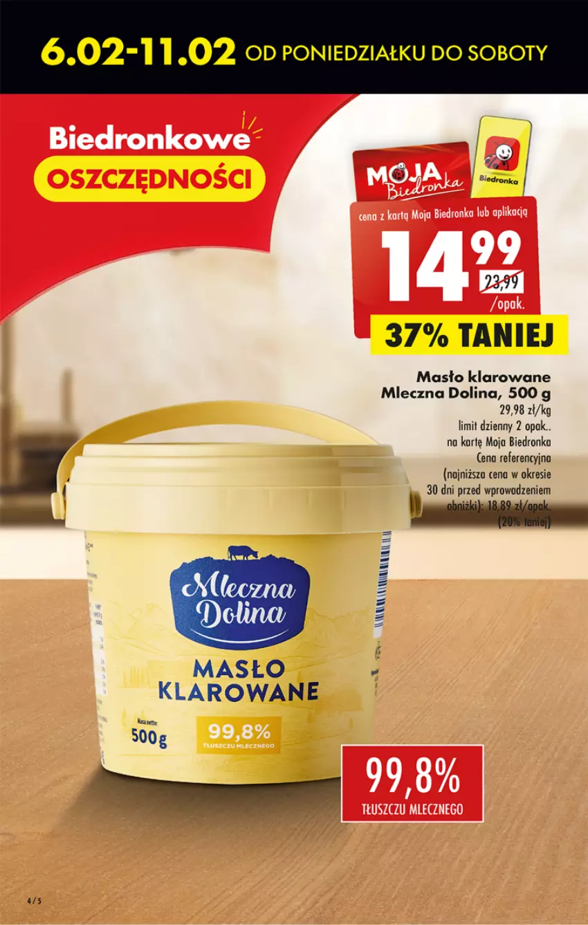 Gazetka promocyjna Biedronka - Gazetka - Biedronka.pl - ważna 06.02 do 11.02.2023 - strona 4 - produkty: Dron, Masło