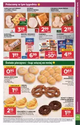 Gazetka promocyjna Stokrotka - Supermarket - Gazetka - ważna od 21.08 do 21.08.2024 - strona 13 - produkty: Piec, Kurczak, Warzywa, Sok, Bursztyn, Sokołów, Kurczak gotowany, Kiełbasa krakowska, Parówki, Duda, Szynka, Tarczyński, Morliny, Pieczywo, Boczek, Owoce, Donut, Gala, Kiełbasa, Berlinki, Bułka, Mięso, Jabłka