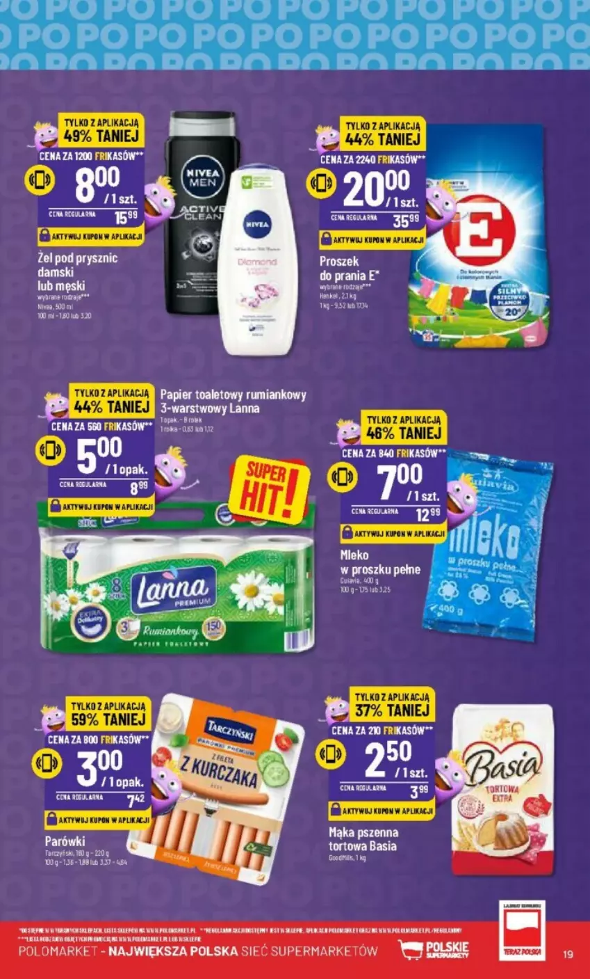 Gazetka promocyjna PoloMarket - ważna 10.01 do 16.01.2024 - strona 11 - produkty: Basia, Mąka, Mąka pszenna, Nivea, Nivea Men, Papier, Papier toaletowy, Rum