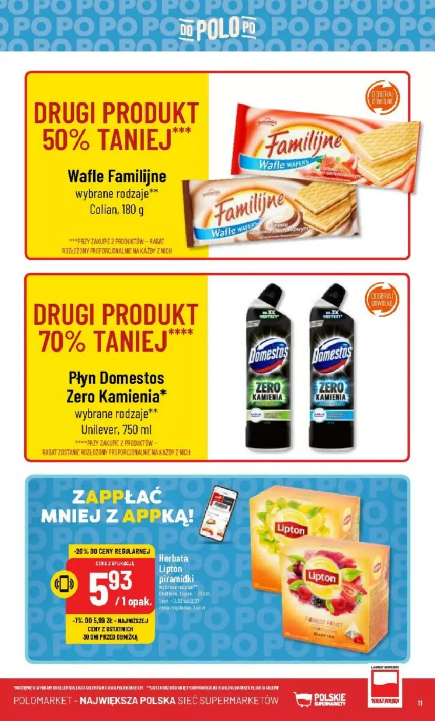 Gazetka promocyjna PoloMarket - ważna 10.01 do 16.01.2024 - strona 3 - produkty: Domestos, Fa, Por, Wafle