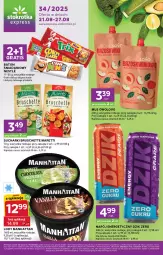 Gazetka promocyjna Stokrotka - Stokrotka Express - Gazetka - ważna od 27.08 do 27.08.2025 - strona 1 - produkty: Ser, Gra, Lody, Baton, Danio, Owoce, Bruschette, HP, Fa
