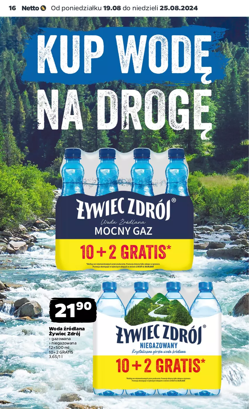 Gazetka promocyjna Netto - Artykuły spożywcze - ważna 19.08 do 25.08.2024 - strona 16 - produkty: Gra, LANA, Woda