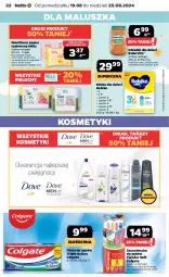 Gazetka promocyjna Netto - Artykuły spożywcze - Gazetka - ważna od 25.08 do 25.08.2024 - strona 22 - produkty: Papier, Pieluchy, Szczoteczka do zębów, BoboVita, Pasta do zębów, Papier toaletowy, Dove, Bebiko, Dzieci, Colgate, Mleko dla dzieci, Nawilżany papier, Szczoteczka, Mleko, LG