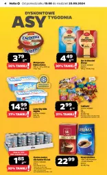 Gazetka promocyjna Netto - Artykuły spożywcze - Gazetka - ważna od 25.08 do 25.08.2024 - strona 4 - produkty: Ser, Cukier, Królewski, Big Milk, Karma mokra dla kotów, Kawa mielona, Kawa, Lody, Margaryna, Prima, Algida, Delma, Cukierki, LG