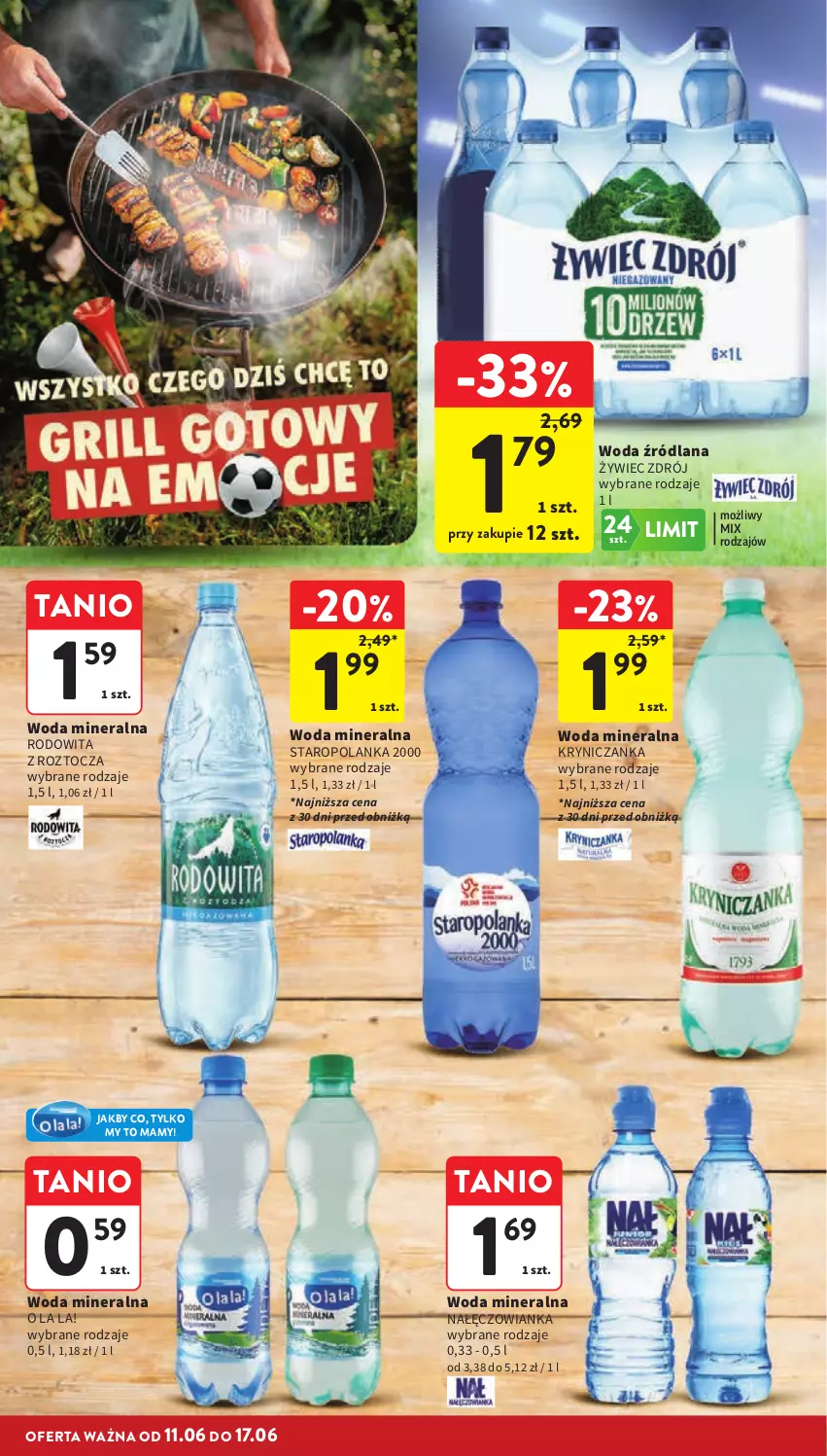 Gazetka promocyjna Intermarche - Gazetka Intermarche - ważna 11.06 do 17.06.2026 - strona 10 - produkty: LANA, Nałęczowianka, Staropolanka, Woda, Woda mineralna