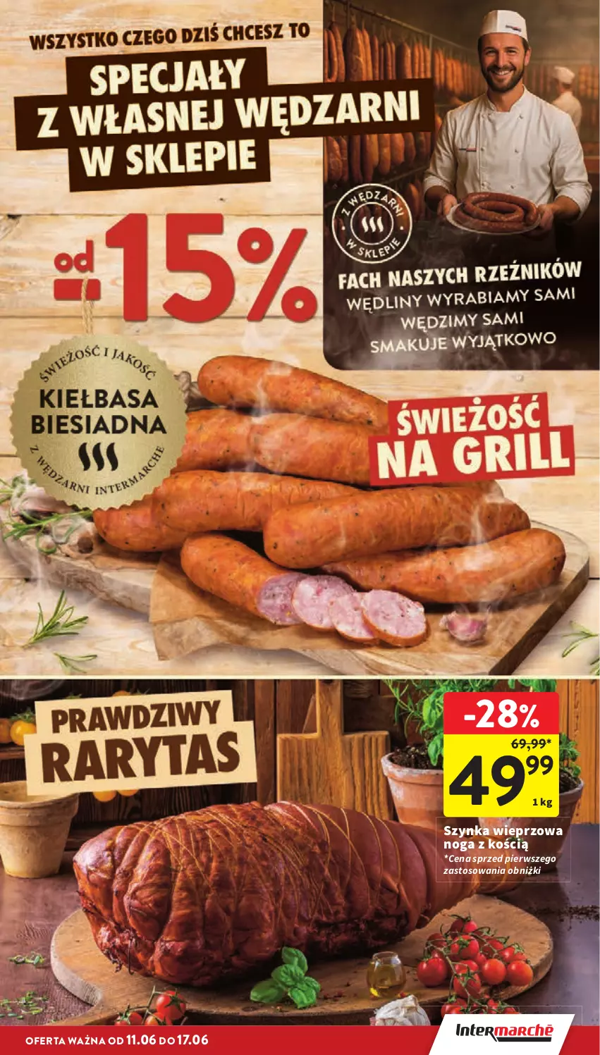 Gazetka promocyjna Intermarche - Gazetka Intermarche - ważna 11.06 do 17.06.2026 - strona 19 - produkty: Szynka, Szynka wieprzowa