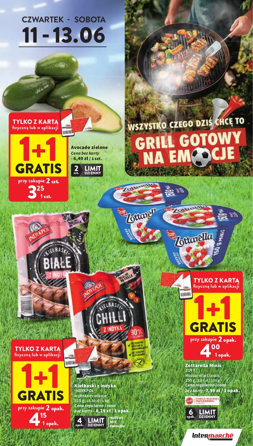 Gazetka promocyjna Intermarche - Gazetka Intermarche - ważna 11.06 do 17.06.2026 - strona 5 - produkty: Avocado, Gra, Mozzarella, Zott, Zottarella