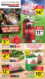 Gazetka promocyjna Intermarche - Gazetka Intermarche - Gazetka - ważna od 17.06 do 17.06.2026 - strona 1 - produkty: Piwa, Piwo, Gra, Kasztelan, Ogórek, Coca-Cola, Lody, Schab wieprzowy, Fanta, Grunt, Sprite, Pomidor malinowy, Fa
