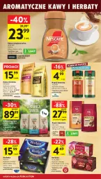 Gazetka promocyjna Intermarche - Gazetka Intermarche - Gazetka - ważna od 17.06 do 17.06.2026 - strona 34 - produkty: Nescafé, Kawa rozpuszczalna, Kawa ziarnista, Kawa mielona, Kawa, Tetley, Teekanne, Mocca Fix Gold, Jacobs, Woseba, Herbata, Napój
