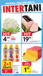 Gazetka promocyjna Intermarche - Gazetka Intermarche - Gazetka - ważna od 17.06 do 17.06.2026 - strona 46 - produkty: Kalafior, Ser, Gra, Jogurt, Madej Wróbel, Napój jogurtowy, Szynka konserwowa, Szynka, Gouda, Napój