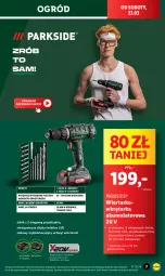 Gazetka promocyjna Lidl - KATALOG PARKSIDE - Gazetka - ważna od 24.03 do 24.03.2024 - strona 7 - produkty: Parkside, Ser, Wiertarkowkrętarka, Warka, Tarka, Wkręt, Wkrętarka, Ogród, Akumulator