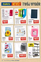 Gazetka promocyjna Makro - Najlepsze oferty - oferta z alkoholem - Gazetka - ważna od 13.11 do 13.11.2023 - strona 14 - produkty: Top, Sok, Papier, Termos, Biurko, Regał, Termowentylator, Płyn do spryskiwaczy, Regał metalowy, Płyn do chłodnic, Kalendarz