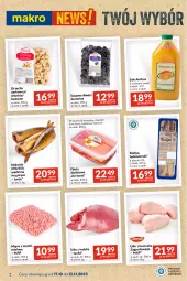 Gazetka promocyjna Makro - Najlepsze oferty - oferta z alkoholem - Gazetka - ważna od 13.11 do 13.11.2023 - strona 2 - produkty: Kurczak, Glazura, Udo z kurczaka, Sok, Tusz, Matjas, Lazur, Mięso