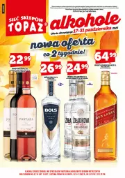 Gazetka promocyjna Topaz - Gazetka - Gazetka - ważna od 31.10 do 31.10.2025 - strona 3 - produkty: Top, Por, Bols, Johnnie Walker, Portada, Wódka, Whisky, Wino
