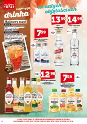 Gazetka promocyjna Topaz - Gazetka - Gazetka - ważna od 31.10 do 31.10.2025 - strona 6 - produkty: Soplica, Napoje, Plasterki, Wódka, Sprite, Lanki, Napój, Likier