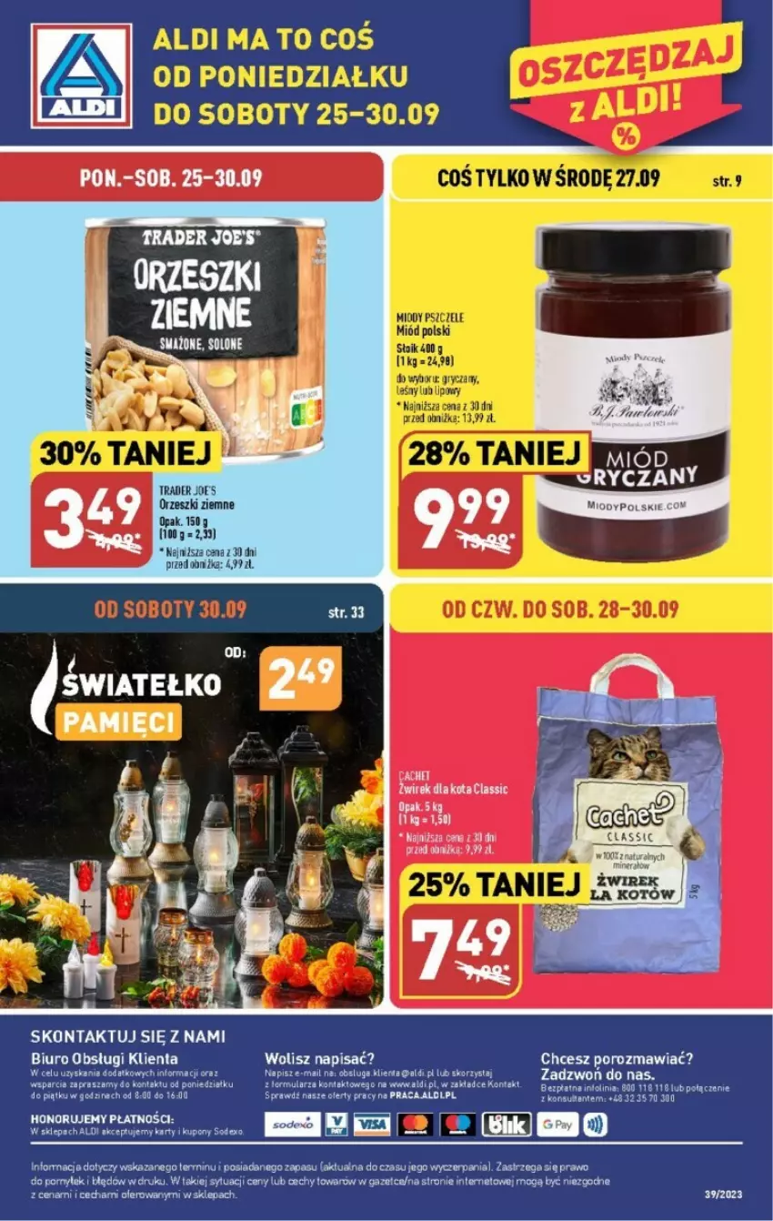 Gazetka promocyjna Aldi - ważna 25.09 do 30.09.2023 - strona 32 - produkty: Biuro, Orzeszki, Orzeszki ziemne, Por