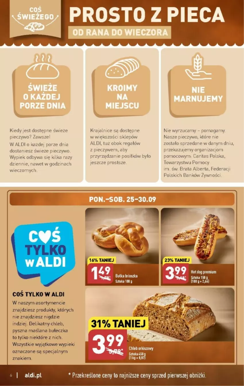 Gazetka promocyjna Aldi - ważna 25.09 do 30.09.2023 - strona 36 - produkty: Chleb, Piec, Pieczywo, Por, Regał