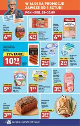 Gazetka promocyjna Aldi - Gazetka - ważna od 30.09 do 30.09.2023 - strona 38 - produkty: Ser, Sól, Mięso w galarecie, Twaróg, Kiełbasa krakowska, Chleb wieloziarnisty, Serek homogenizowany, Serek, Bakoma, Chleb, Gala, Kiełbasa, Rzodkiewka, Almette, Mięso, Miecz, K2