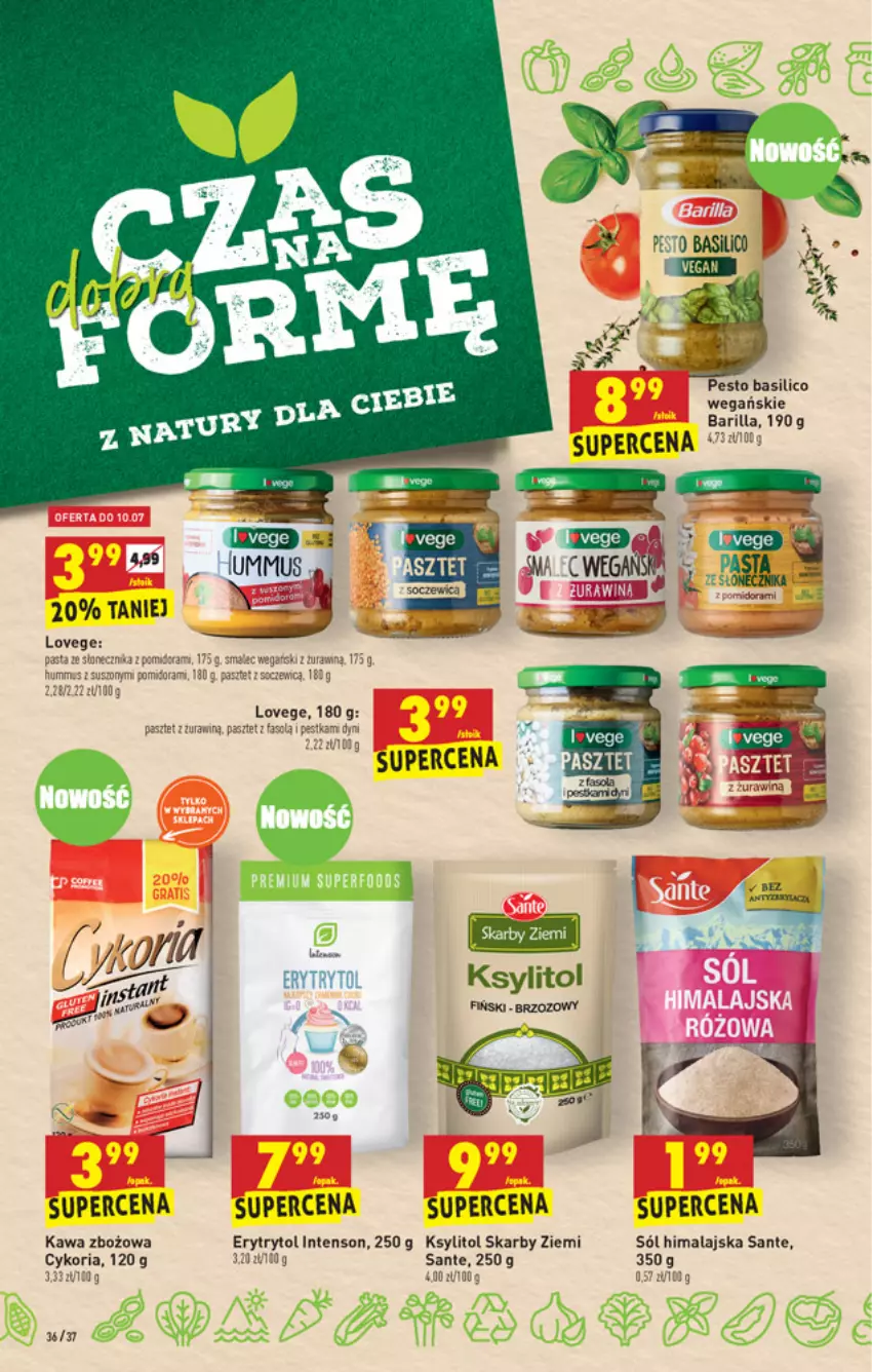 Gazetka promocyjna Biedronka - W tym tygodniu - ważna 08.07 do 14.07.2021 - strona 36 - produkty: Barilla, HP, Kawa, Kawa zbożowa, Ksylitol, Pesto, Sante