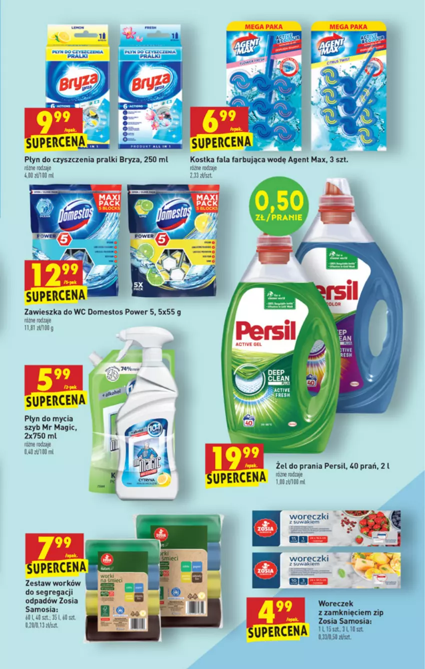 Gazetka promocyjna Biedronka - W tym tygodniu - ważna 08.07 do 14.07.2021 - strona 53 - produkty: BIC, Bryza, Domestos, Fa, Persil, Płyn do mycia, Pralki, Woreczek, Zawieszka do wc