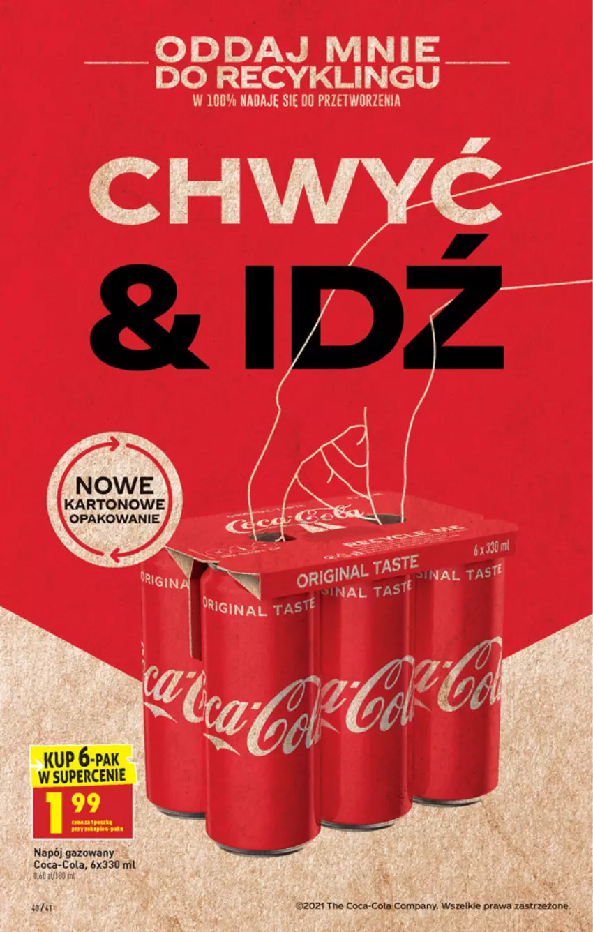 Gazetka promocyjna Biedronka - W tym tygodniu - ważna 05.07 do 10.07.2021 - strona 40 - produkty: Coca-Cola, Napój, Napój gazowany