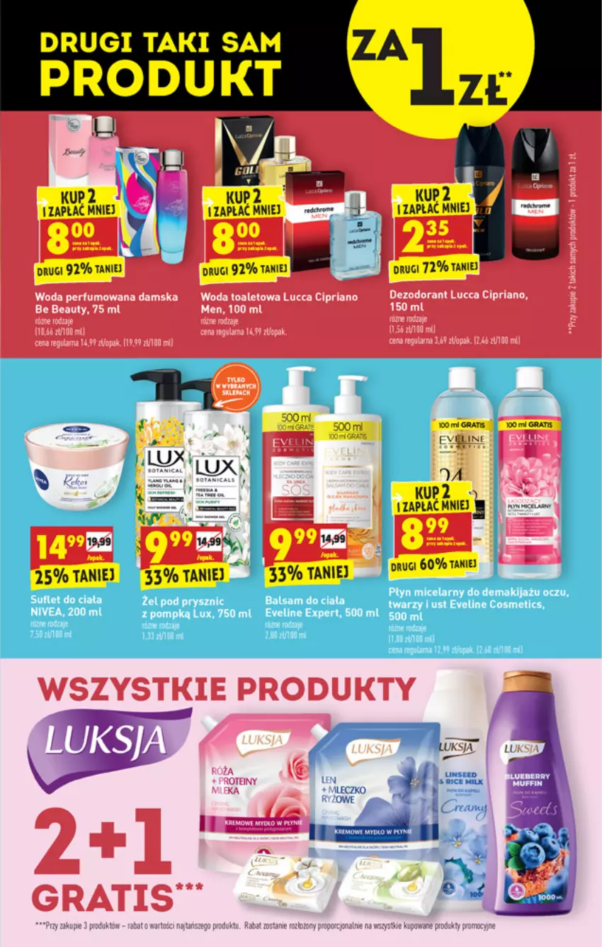 Gazetka promocyjna Biedronka - W tym tygodniu - ważna 05.07 do 10.07.2021 - strona 45 - produkty: Balsam do ciała, Eveline, Gra, Makijaż, Nivea, Płyn micelarny