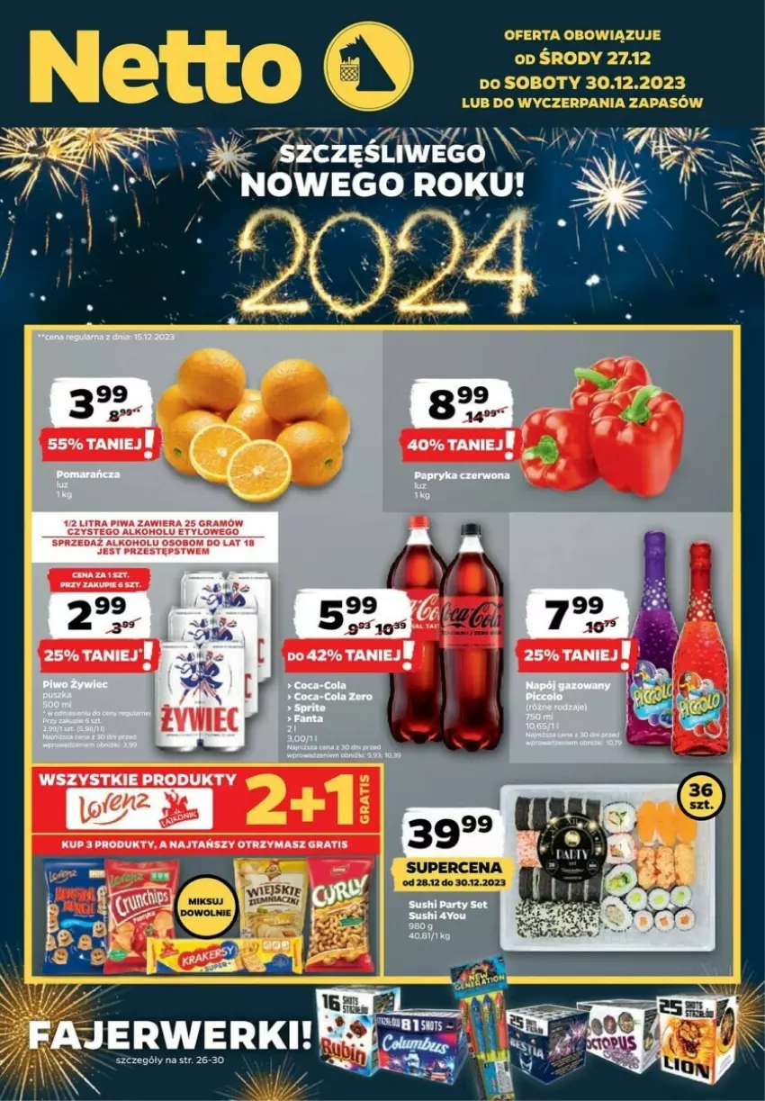 Gazetka promocyjna Netto - ważna 27.12 do 30.12.2023 - strona 1 - produkty: Gra, Piwa