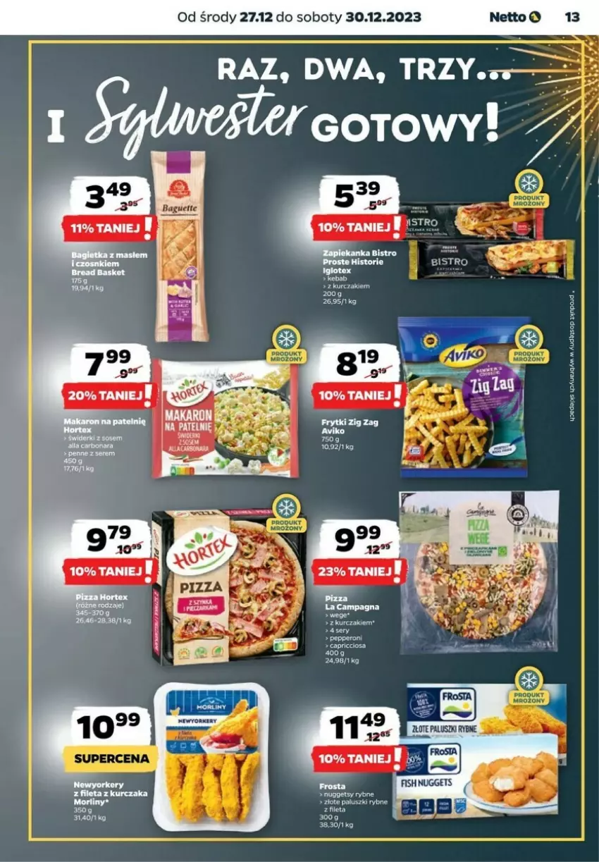 Gazetka promocyjna Netto - ważna 27.12 do 30.12.2023 - strona 5 - produkty: Fa, Frosta, Kebab, Kurczak, LG, Paluszki rybne