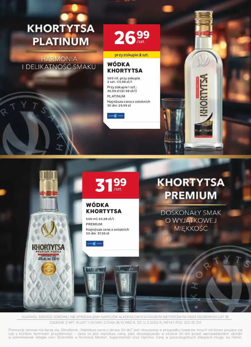 Gazetka promocyjna Stokrotka - W dobrym smaku! - ważna 13.08 do 10.09.2025 - strona 4 - produkty: Optima, Wódka
