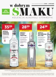 Gazetka promocyjna Stokrotka - W dobrym smaku! - Gazetka - ważna od 10.09 do 10.09.2025 - strona 1 - produkty: Optima, Wódka, Stock, Krupnik