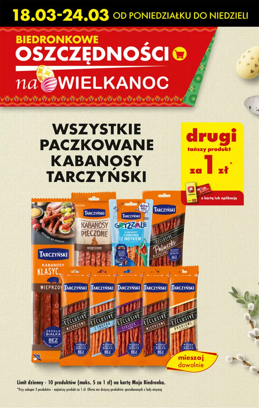 Gazetka promocyjna Biedronka - Od poniedzialku - ważna 18.03 do 23.03.2024 - strona 11 - produkty: Dron, Fa, Kabanos, Tarczyński