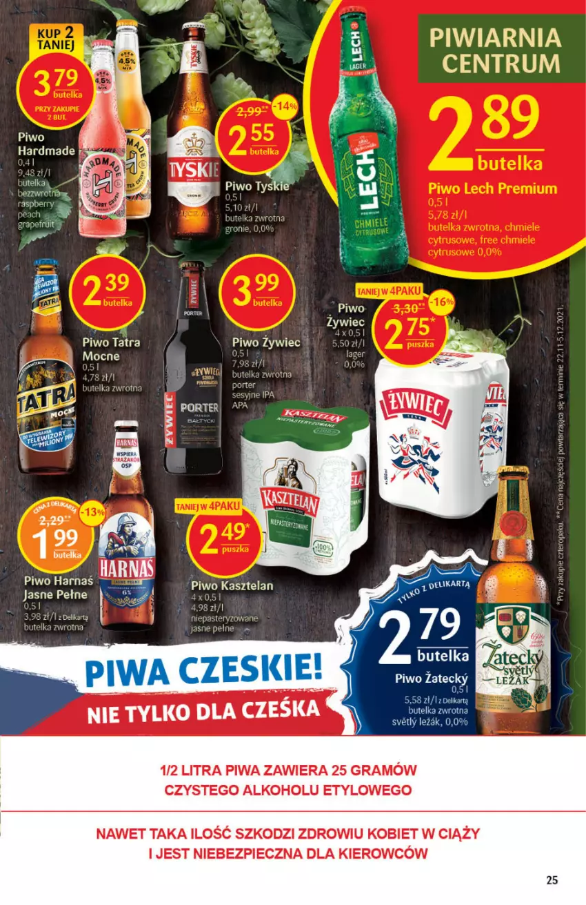 Gazetka promocyjna Delikatesy Centrum - Gazetka DC05 - ważna 03.02 do 09.02.2022 - strona 25 - produkty: Gra, Harnaś, Kasztelan, Mus, Piec, Piwa, Piwo, Por, Tatra