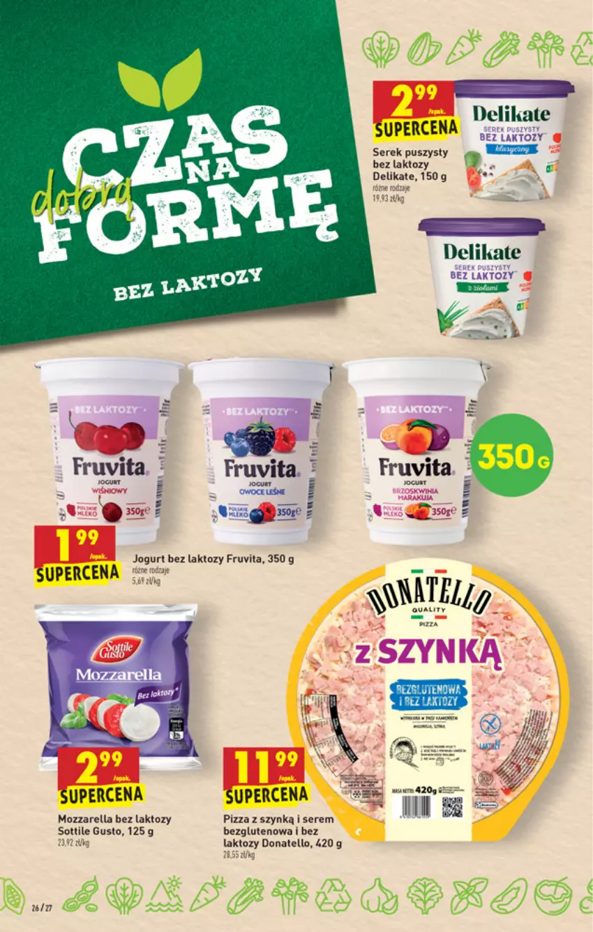 Gazetka promocyjna Biedronka - W tym tygodniu - ważna 05.01 do 12.01.2022 - strona 26 - produkty: Fa, Feta, Jogurt, Mozzarella, Owoce, Pizza, Ser, Serek, Serek puszysty