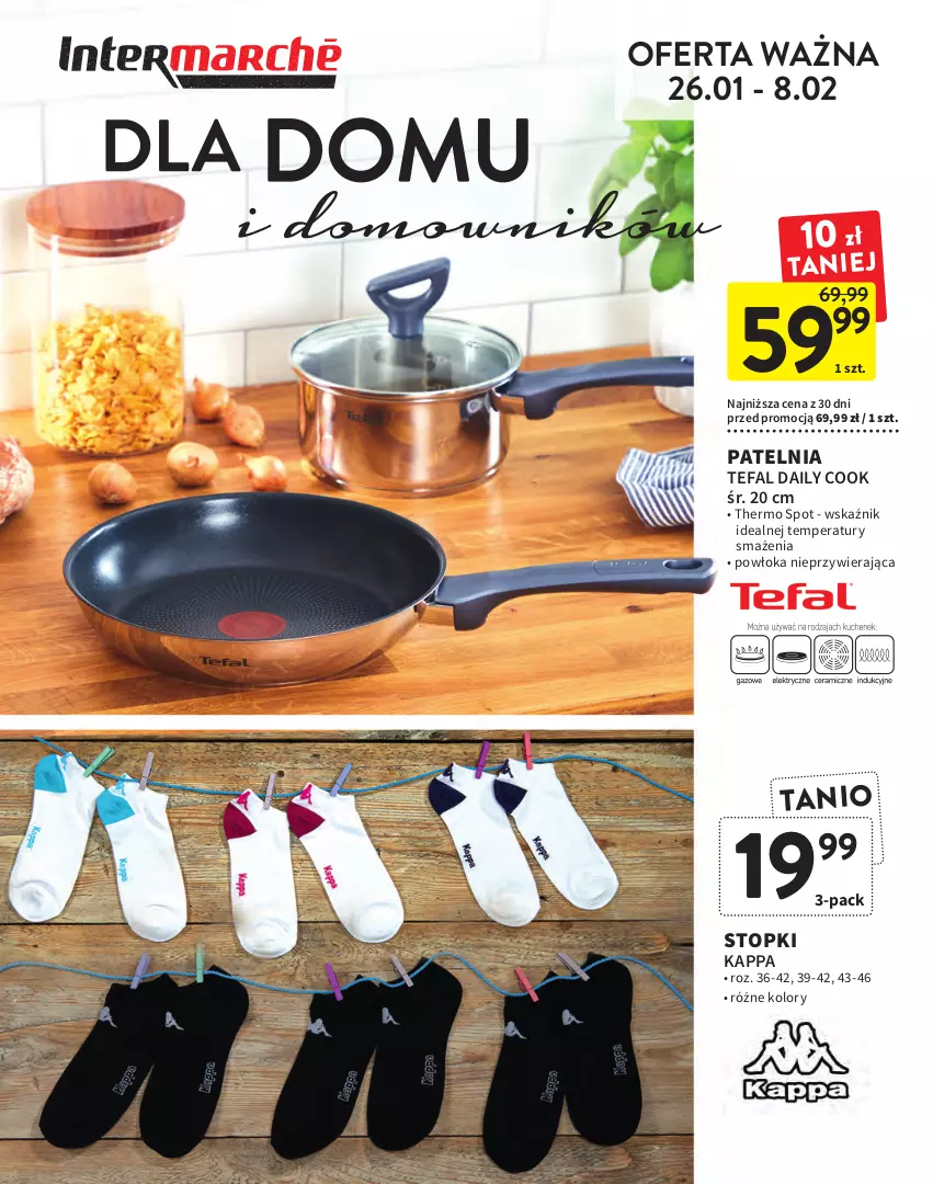 Gazetka promocyjna Intermarche - Gazetka Intermarche - ważna 26.01 do 08.02.2023 - strona 1 - produkty: Fa, Patelnia, Tefal, Top