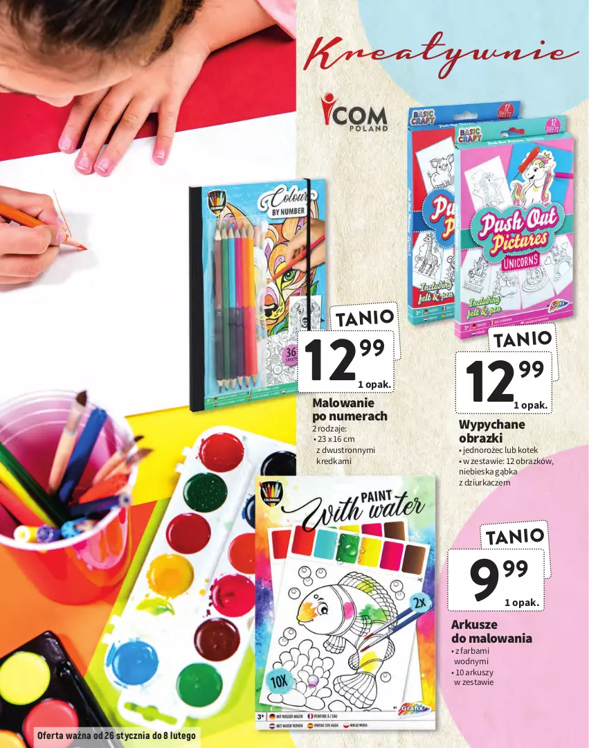 Gazetka promocyjna Intermarche - Gazetka Intermarche - ważna 26.01 do 08.02.2023 - strona 10 - produkty: Fa, Jednorożec, Kotek, Kredka, Obraz