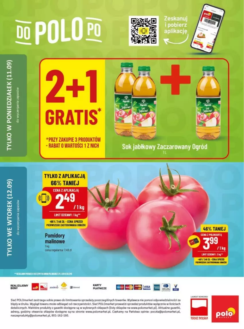 Gazetka promocyjna PoloMarket - ważna 06.09 do 12.09.2023 - strona 8 - produkty: Dres, Gra, Pomidory, Tera