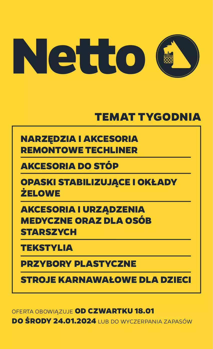 Gazetka promocyjna Netto - Akcesoria i dodatki - ważna 18.01 do 24.01.2024 - strona 1 - produkty: Dzieci