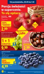 Gazetka promocyjna Lidl - GAZETKA - Gazetka - ważna od 01.10 do 01.10.2025 - strona 18 - produkty: Por, Gra, Winogrona, Wino, Jabłka