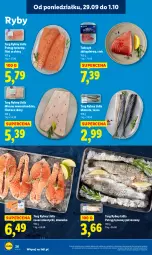 Gazetka promocyjna Lidl - GAZETKA - Gazetka - ważna od 01.10 do 01.10.2025 - strona 30 - produkty: Top, Pstrąg tęczowy, Miruna, Stek, Tusz, Pstrąg, Tuńczyk