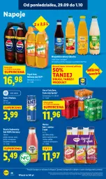Gazetka promocyjna Lidl - GAZETKA - Gazetka - ważna od 01.10 do 01.10.2025 - strona 40 - produkty: Sok, 7up, Mirinda, Coca-Cola, Napoje, Pepsi, Fanta, Wino, Sprite, Nektar, Hortex, Fa