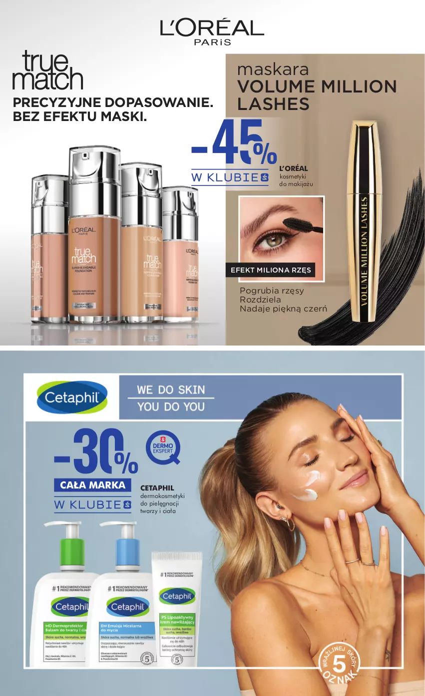 Gazetka promocyjna Super Pharm - Gazetka - ważna 20.04 do 08.05.2023 - strona 19 - produkty: Cetaphil, Kosmetyki do pielęgnacji, L’Oréal, Lion, Makijaż, Maska, Maskara